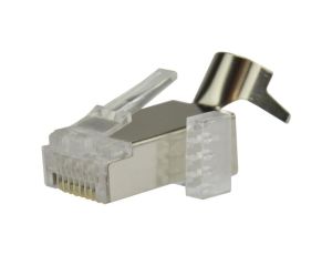 Wtyk modularny RJ45 8P8C kat.6A, kat.7 ekranowany FTP NEKU WORECZEK 100szt.
