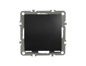 QUADRA Łącznik pojedynczy czarny matowy