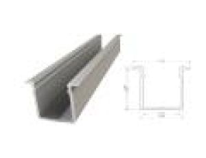 Wpuszczany profil ALU anoda srebrny 15x16mm 2010mm GROOVE anoda silver