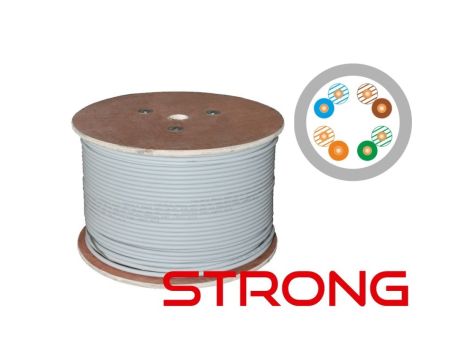 WZMOCNIONY kabel U/UTP kat.5e PVC 4PR Eca STRONG - 25 lat gwarancji, badanie jakości laboratorium INTERTEK (USA) ALANTEC /500m/