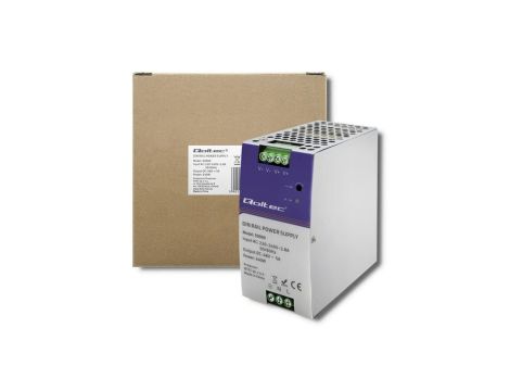 Qoltec Przemysłowy zasilacz na szynę DIN 240W 48V 5A