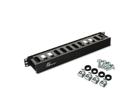Organizer kabli 1U, poziomy, zamykany (OGF-PM) GETFORT