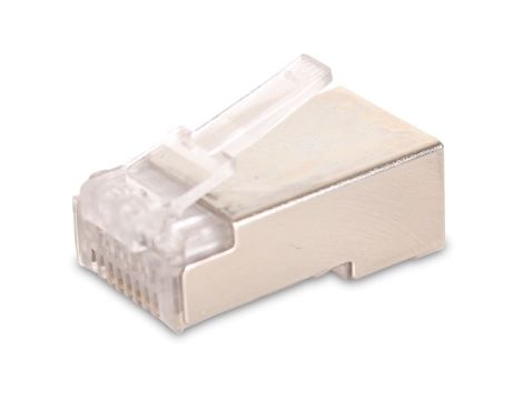 Wtyk sieciowy RJ45 kat. 6 8P8C, ekranowany, 100 szt. (GF-RJ45-6FTP-100) GETFORT