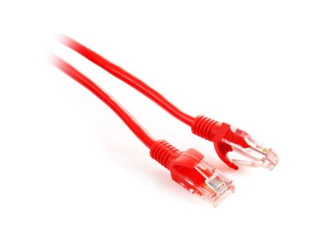 Patchcord skrętka kat. 5e UTP, 5m, czerwony (GF-PC5EUTP-5R) GETFORT