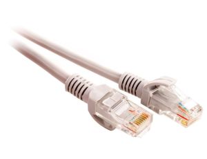 Patchcord skrętka kat. 5e UTP, 1m, szary (GF-PC5EUTP-1G) GETFORT