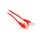 Patchcord skrętka kat. 5e UTP, 0,5m, czerwony (GF-PC5EUTP-0.5R) GETFORT