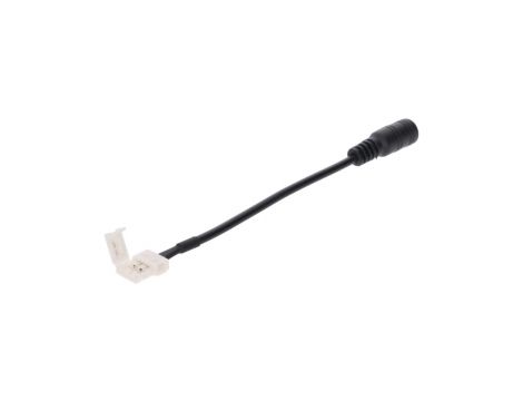 Złączka do taśmy led mono 8mm z gniazdem DC 5.5/2.1