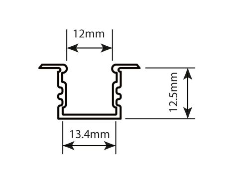 Profil led Standard Plus 2m anodowany