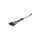 Rozgałęźnik DC 5.5X2.1 5W-1G czarny 24cm 22/20awg