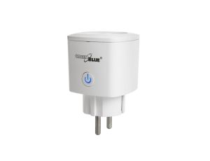 Zdalnie sterowane gniazdko WiFi GreenBlue, Android/iOS/Alexa/Google Home, zuż. energii, timer, max 3680W, typ F, GB720 F
