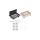KONTAKT SIMON FLOOR BOX puszka podłogowa 6x gniazdo pojedyncze z/u + 2x gniazdo RJ45 kat. 6 nieekranowany + kaseta do wylewki