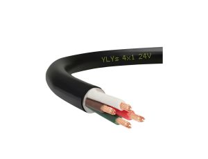 Przewód przyczepowy samochodowy YLYs 4x1 24V Elektrokabel /50m/