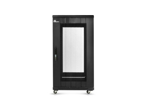 Szafa Rack 19 22U, 600x600, stojąca, perforowana (SGF22-66EH-SPB) GETFORT