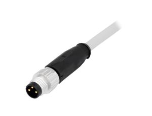 Złącze M8 męskie proste 1m 3pin 21348000380010