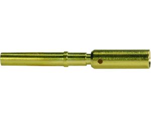 Styk M12 żeński złocony 1,5mm 21011009933
