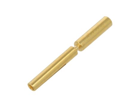 Styk M12 żeński złocony 0,13-0,25mm 21011009021
