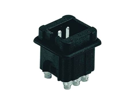 Złącze HAN prostokątne męskie 6pin 25V 09700062615