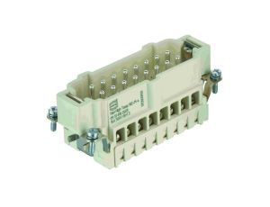 Złącze HAN prostokątne męskie 16pin 16A 400V 09338162603