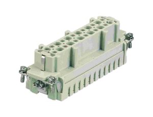 Złącze HAN prostokątne żeńskie 24-PIN 16A 500V 9330242702