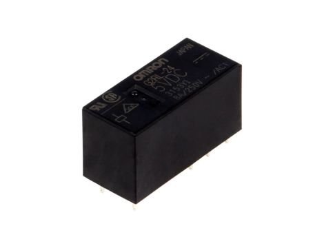 Przekaźnik elektromagnetyczny DPDT Ucewki 5VDC 8A/250VAC G2RL-24 5VDC
