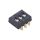 Przełącznik DIP-SWITCH Ilość sekcji 3 ON-OFF 0,025A/24VDC A6SN3101