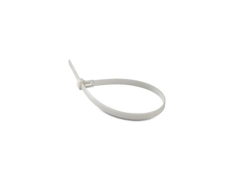 Opaska kablowa odporna na UV 150/3,5mm biała 100szt. 11165