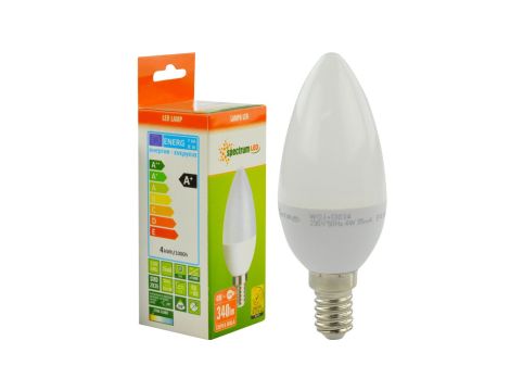 Żarówka świeczka LED E14 4W 320lm 3000K