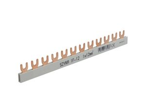 Szyna łączeniowa wideł. 1-faz. 12mm2 12modułów