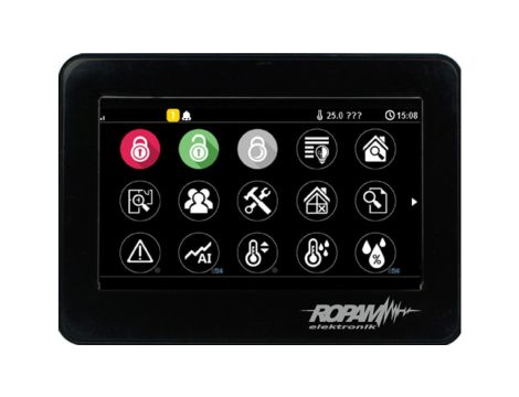 Panel dotykowy, 4,3” TFT LCD, rezystancyjny, złącza rozłączne, kolor czarny