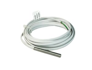 Czujnik temperatury TSR-1-TEL, przewodowy, cyfrowy, pomiar:-20C do +70C, sonda+ przewód tel. płaski PVC 3m.