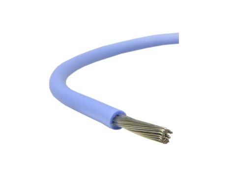 Kabel silikonowy SIF 180C 300/500V 2,5 ciepłoodporny LSOH niebieski linka TKD /100m/
