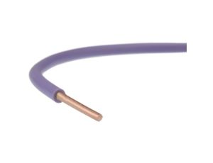 Przewód instalacyjny H07V-U / DY 1,5 750V fioletowy drut Elektrokabel /100m/