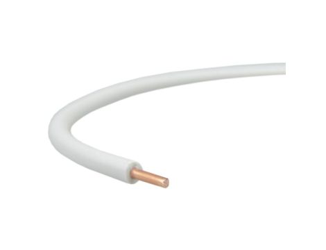 Przewód instalacyjny H07V-U / DY 2,5 750V biały drut Elektrokabel /100m/