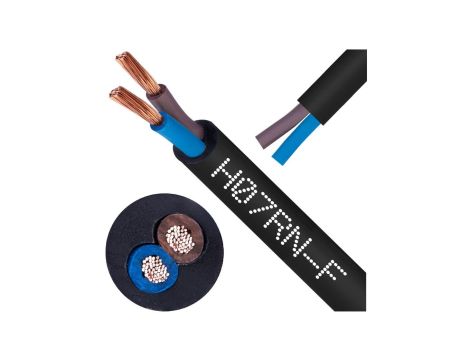 Przewód w gumie H07RN-F / ONPD 2x1,5 450/750V Elektrokabel /100m/