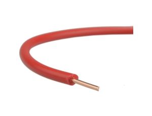 Przewód instalacyjny H07V-U / DY 2,5 750V czerwony drut Elektrokabel /100m/