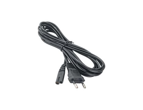 Kabel zasilający Akyga AK-RD-02A ósemka CCA CEE 7/16 / IEC C7 3 m