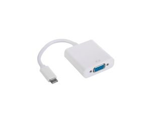 Konwerter adapter z kablem Akyga AK-AD-55 USB type C (m) / VGA (f) 15cm