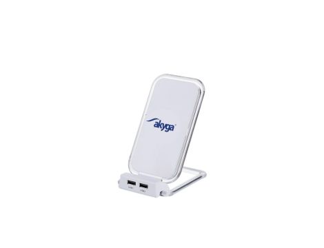 Ładowarka indukcyjna QI Akyga AK-QI-03 5V max 1.5A 2 x USB 2.0