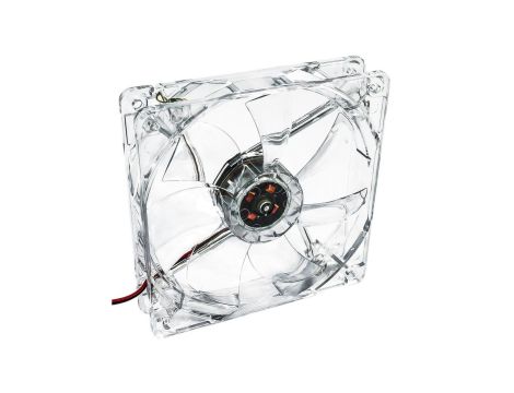 Wentylator systemowy Akyga AW-12A-BR 120mm 4 LED czerwony Molex