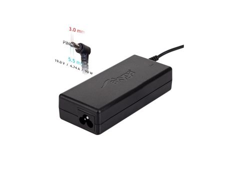 Zasilacz do notebooka Akyga AK-ND-27 19V / 4.74A 90W 5.5 x 3.0 mm + pin SAMSUNG 1.2m