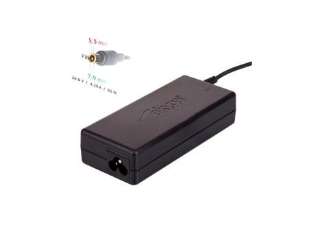 Zasilacz do notebooka Akyga AK-ND-18 20V / 4.5A 90W 7.9 x 5.5 mm + pin LENOVO 1.2m