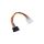 Adapter z kablem Akyga AK-CA-17 Molex (m) / SATA (f) 15cm