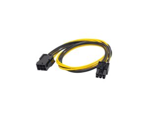 Adapter z kablem Akyga AK-CA-46 przedłużacz PCI-E 6 pin (f) / PCI-E 6 pin (m) 40cm