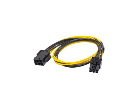 Adapter z kablem Akyga AK-CA-46 przedłużacz PCI-E 6 pin (f) / PCI-E 6 pin (m) 40cm