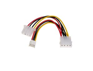 Adapter z kablem Akyga AK-CA-14 Molex (m) / Molex (f) / mini Molex (f) 2x 15cm