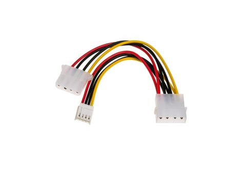 Adapter z kablem Akyga AK-CA-14 Molex (m) / Molex (f) / mini Molex (f) 2x 15cm