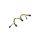 Adapter z kablem Akyga AK-CA-55 PCI-E 6 pin (m) / 2x PCI-E 6+2 pin (f) 2x 15cm