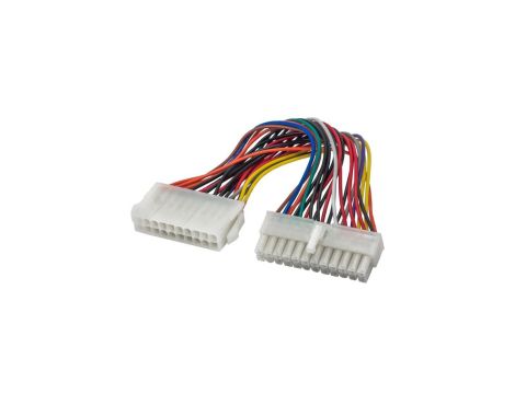 Adapter z kablem Akyga AK-CA-66 20 pin (f) / P1 20+4 pin (m) 15cm
