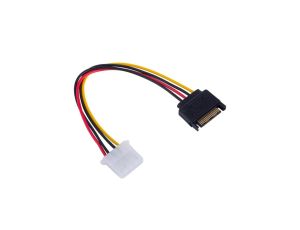 Adapter z kablem Akyga AK-CA-11 SATA (m) / Molex (f) 15cm