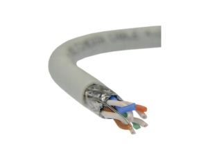 Kabel FTP kat.7 S/FTP 4x2x0,57 Dca jasnoszary LSOH Alantec /500m/